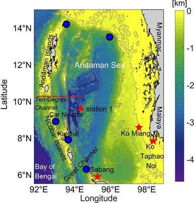 Numerical simulations of generation and propagation of internal tides in the Andaman Sea